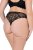 Ulla Popken 848522 Pitsiga stringid 3 tk Must - Aluspüksid - 