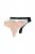 Ulla Popken 848522 Pitsiga stringid 3 tk Must - Aluspüksid - 