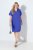 Ulla Popken 848526 Taskutega linasegust kleit Sinine - Suvekleidid - Naiste suvekleidid suurtes suurustes
