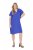 Ulla Popken 848526 Taskutega linasegust kleit Sinine - Suvekleidid - Naiste suvekleidid suurtes suurustes