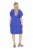 Ulla Popken 848526 Taskutega linasegust kleit Sinine - Suvekleidid - Naiste suvekleidid suurtes suurustes