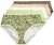 Ulla Popken 848810 Loomamustrilised aluspüksid 5 tk Taupe - Aluspüksid - 