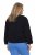Ulla Popken 848940 Bomberjope Must - Joped - Suured naiste jakid