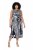 Ulla Popken 848948 Loomamustriga kleit Must - Suvekleidid - Naiste suvekleidid suurtes suurustes