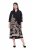Ulla Popken 849423 3/4 varrukatega lilleline kleit Must - Maksikleidid - Plusssuuruses maxikleidid