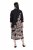 Ulla Popken 849423 3/4 varrukatega lilleline kleit Must - Maksikleidid - Plusssuuruses maxikleidid