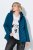 Ulla Popken 849472 Tepitud jope Petrool - Joped - Suured naiste jakid