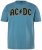 JP1880 849790 AC/DC Classic Logo T-särk Türkiissinine - Bändi T-särgid - Bänditringad suurtes suurustes