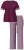 Ulla Popken 849850 Ruuduline pidžaama Marjapunane - Pidžaama/Loungewear - 