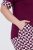 Ulla Popken 849850 Ruuduline pidžaama Marjapunane - Pidžaama/Loungewear - 