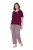 Ulla Popken 849850 Ruuduline pidžaama Marjapunane - Pidžaama/Loungewear - 