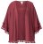 Ulla Popken 849860 Kimono Roostepunane - Kardiganid - Naiste kardiganid suurtes suurustes