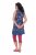 Ulla Popken 849887 Varrukateta jersey-kleit Tumesinine - Trikookleidid - 