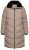 Ulla Popken 850041 Tepitud mantel Taupe - Mantlid - Naiste mantlid suurtes suurustes