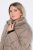 Ulla Popken 850041 Tepitud mantel Taupe - Mantlid - Naiste mantlid suurtes suurustes