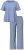 Ulla Popken 850045 Lühikeste varrukatega pidžaama Helesinine - Pidžaama/Loungewear - 