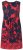 Ulla Popken 850175 Mustriline jersey-kleit Korall - Trikookleidid - 