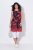 Ulla Popken 850175 Mustriline jersey-kleit Korall - Trikookleidid - 