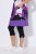 Ulla Popken 850175 Taskutega varrukateta jersey-kleit Lilla - Trikookleidid - 