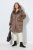 Ulla Popken 850251 Teddymantel Helepruun - Mantlid - Naiste mantlid suurtes suurustes