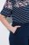 Ulla Popken 850403 Lilleline pidžaama Tumesinine - Pidžaama/Loungewear - 