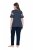Ulla Popken 850403 Lilleline pidžaama Tumesinine - Pidžaama/Loungewear - 