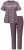 Ulla Popken 850403 Lilleline pidžaama Pruun - Pidžaama/Loungewear - 