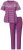 Ulla Popken 850403 Lilleline pidžaama Violetne - Pidžaama/Loungewear - 
