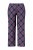 Ulla Popken 850864 Ruuduline 3-osaline pidžaamakomplekt Violetne - Pidžaama/Loungewear - 