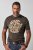 JP1880 851001 Rolling Stones Retro Logo T-särk Sarapuupruun - Bändi T-särgid - Bänditringad suurtes suurustes