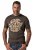 JP1880 851001 Rolling Stones Retro Logo T-särk Sarapuupruun TALL - TALL T-särgid - T-särgid pikkadele meestele