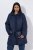 Ulla Popken 851123 Tepitud jope Tumesinine - Joped - Suured naiste jakid