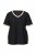 Ulla Popken 851245 Triibuline pidžaama Must - Pidžaama/Loungewear - 