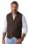JP1880 851395 Elastne ruuduline tweed-vest Tumepruun - Ülikonnad ja pintsakud - Ülikonnad suured suurused