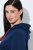 Ulla Popken 851749 Kapuutsiga ruuduline kodukleit Tumesinine - Pidžaama/Loungewear - 