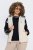 Ulla Popken 851781 Kapuutsiga tepitud vest Luuvalge - Vestid - 