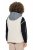 Ulla Popken 851781 Kapuutsiga tepitud vest Luuvalge - Vestid - 