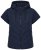 Ulla Popken 851785 Kapuutsiga oversize tepitud vest Tumesinine - Vestid - 