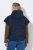 Ulla Popken 851785 Kapuutsiga oversize tepitud vest Tumesinine - Vestid - 