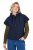 Ulla Popken 851785 Kapuutsiga oversize tepitud vest Tumesinine - Vestid - 