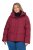 Ulla Popken 851832 Tepitud jope Punane - Joped - Suured naiste jakid