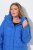 Ulla Popken 851832 Tepitud jope Petrool - Joped - Suured naiste jakid