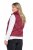 Ulla Popken 851833 Tepitud vest püstkraega Punane - Vestid - 