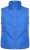 Ulla Popken 851833 Tepitud vest püstkraega Sinine - Vestid - 