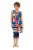 Ulla Popken 852308 Triibuline jersey-kleit Tumesinine - Trikookleidid - 