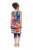 Ulla Popken 852308 Triibuline jersey-kleit Tumesinine - Trikookleidid - 