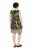 Ulla Popken 852329 Triibuline jersey-kleit Oliivroheline - Trikookleidid - 