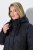 Ulla Popken 852413 Tepitud jope Must - Joped - Suured naiste jakid
