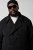 STHUGE 852519 Klassikaline Villamantel Must - Jakid ja joped - Joped, suured suurused: 2XL – 12XL