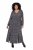 Ulla Popken 852606 Mustriline maksikleit Must - Maksikleidid - Plusssuuruses maxikleidid